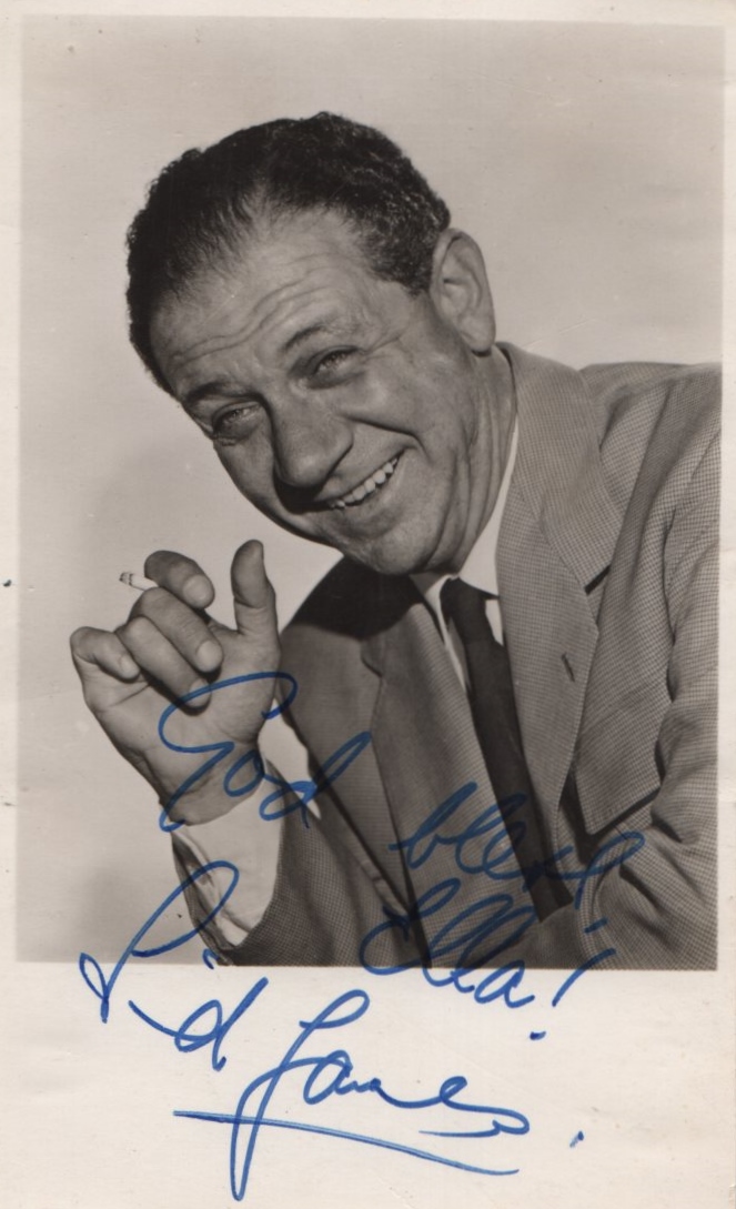 JAMES SID: (1913-1976) South African-born English Comedy Actor, star of Carry On films.