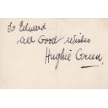 ENTERTAINMENT: Selection of signed clipped pieces (most neatly laid down), signed cards,
