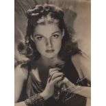 CINEMA: A good selection of vintage signed postcard photographs, 5 x 7s and slightly larger etc.