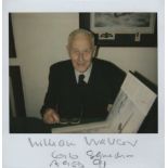 BATTLE OF BRITAIN THE: An unusual selection of signed colour 4 x 4 candid Polaroid photographs by