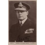 BEATTY DAVID: (1871-1936) British Admiral of the Fleet during World War I,