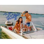 BOND GIRLS: Small selection of three signed 8 x 10 photographs, and slightly larger,