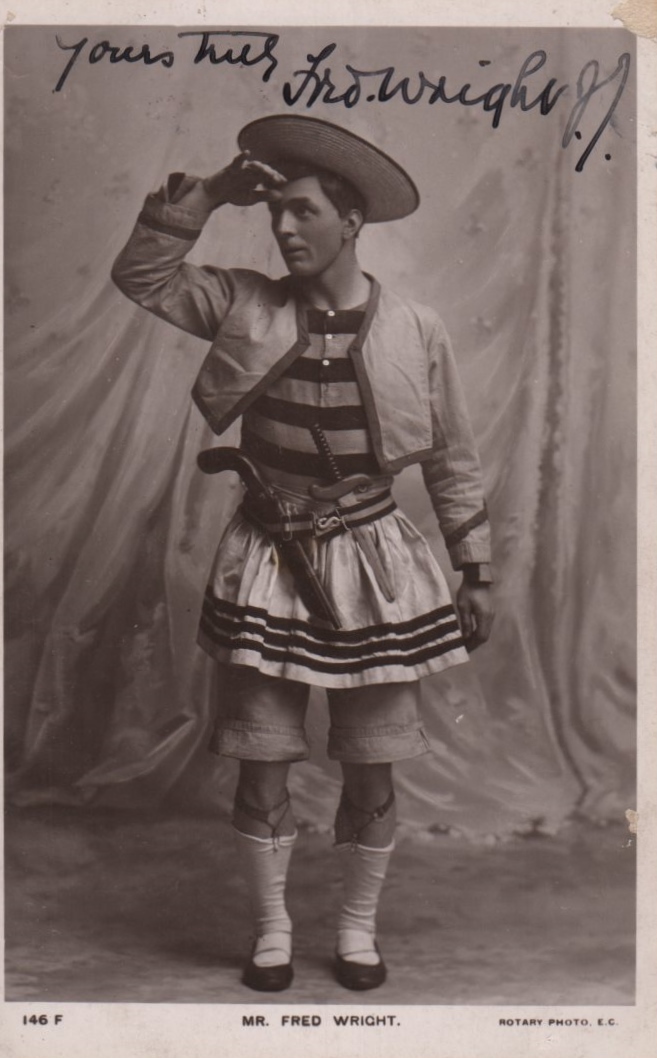 THEATRE: Selection of vintage signed postcard photographs by various Edwardian stage actors, - Image 8 of 12