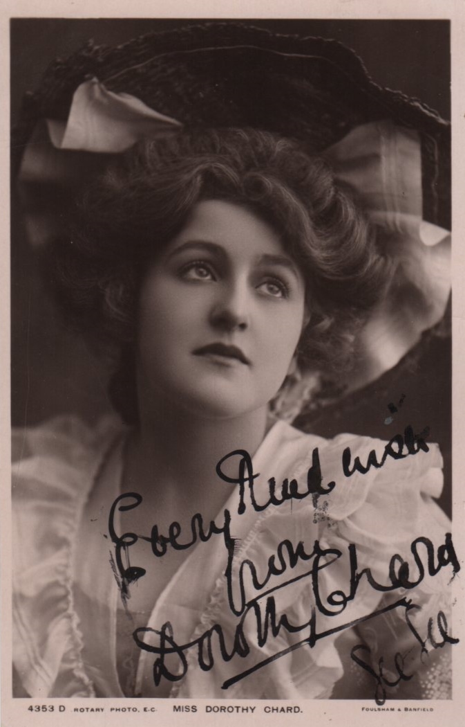 THEATRE: Selection of vintage signed postcard photographs by various Edwardian stage actresses and - Image 8 of 12