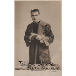 GILLETTE WILLIAM: (1853-1937) American Actor, famous for his portrayal of Sherlock Holmes.