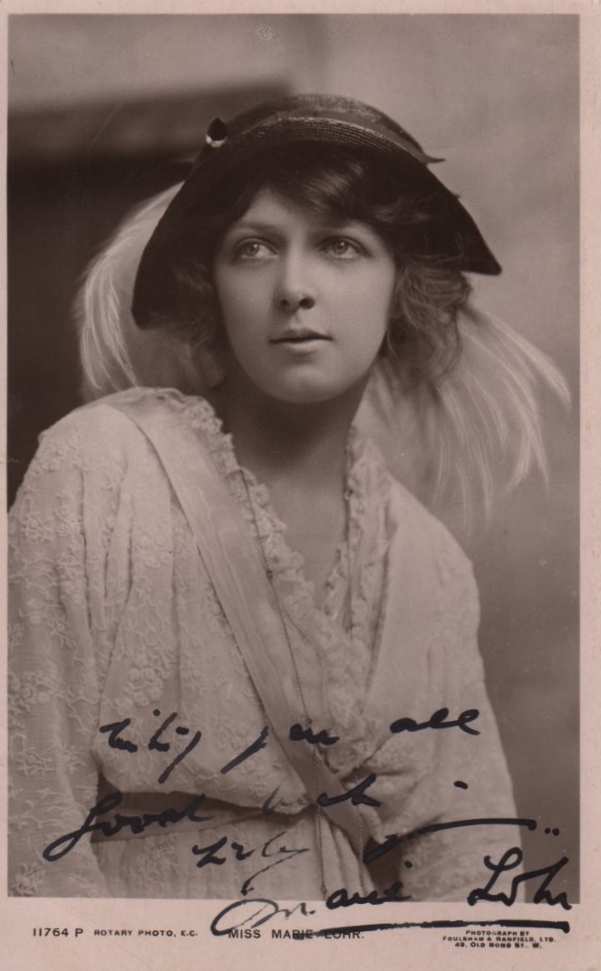 THEATRE: Selection of vintage signed postcard photographs by various Edwardian stage actresses and - Image 4 of 12