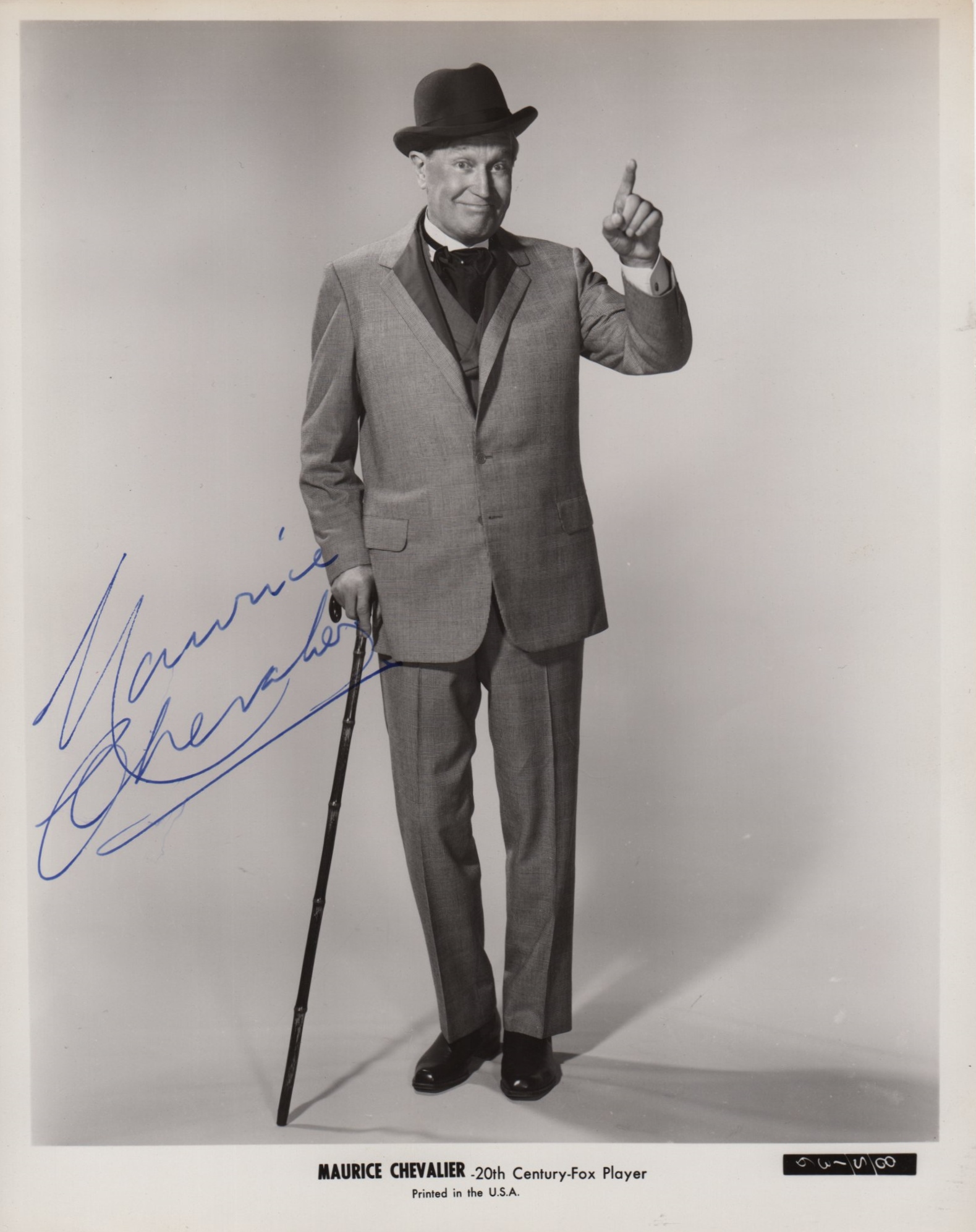 CHEVALIER MAURICE: (1888-1972) French Actor and Entertainer, Academy Award winner.