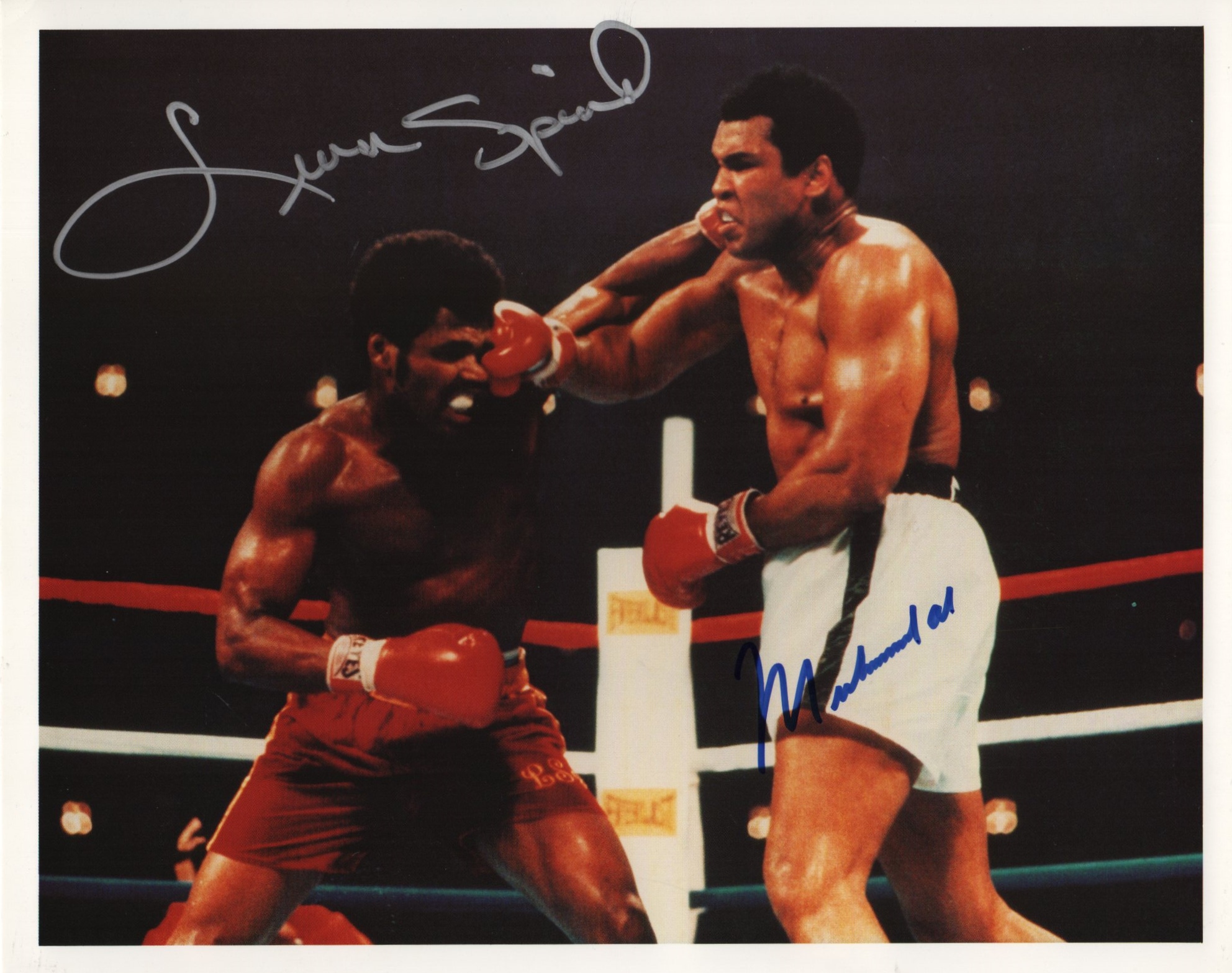 ALI & SPINKS: ALI MUHAMMAD (1942-2016) American Boxer,