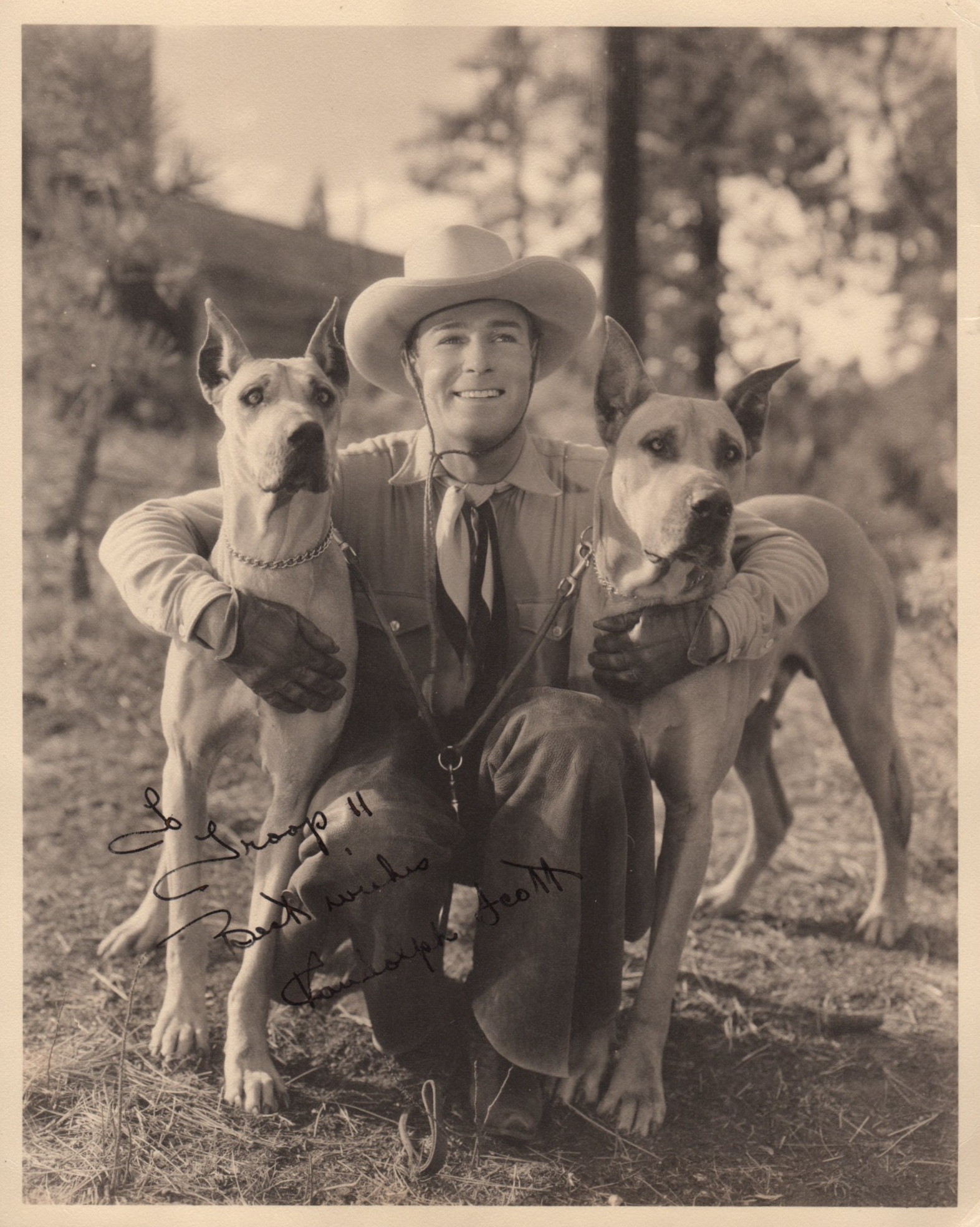 SCOTT RANDOLPH: (1898-1987) American Film Actor, a hero of many Western films.