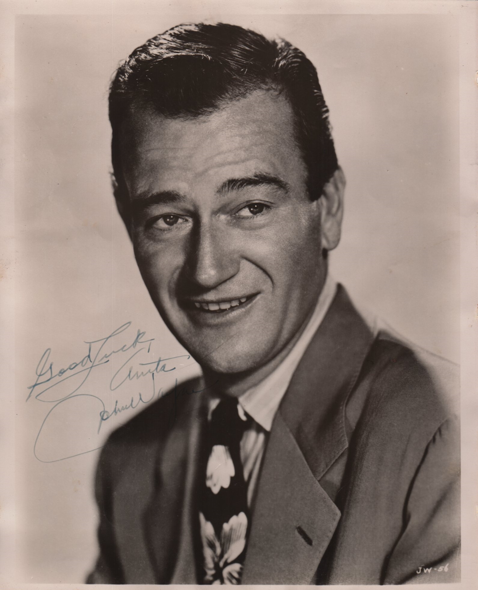 WAYNE JOHN: (1907-1979) American Actor, Academy Award winner.