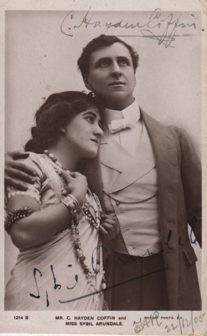THEATRE: Selection of vintage signed postcard photographs by various Edwardian stage actors, - Image 9 of 12