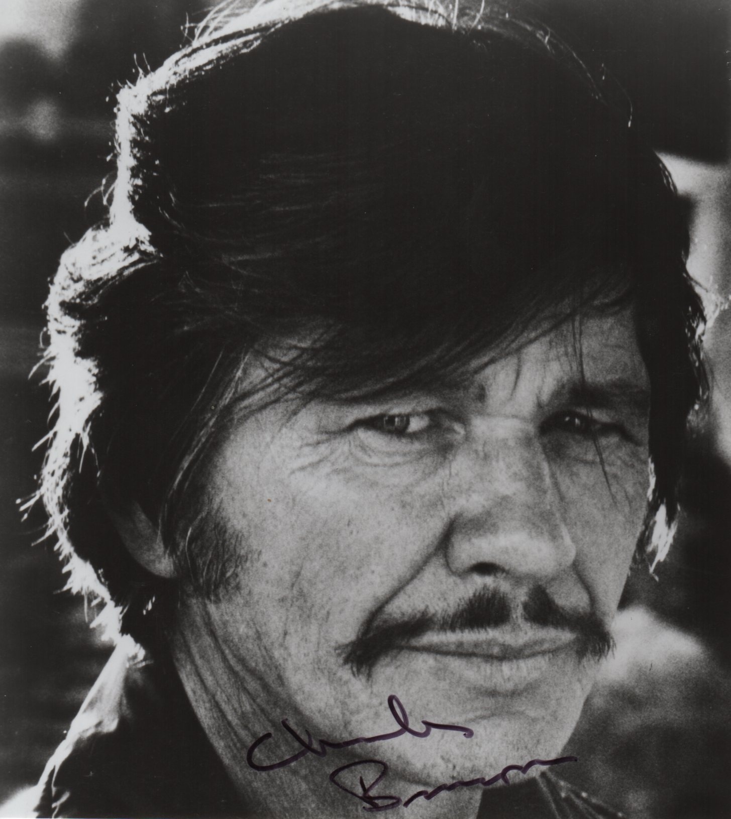 BRONSON & IRELAND: Charles Bronson (1921-2003) American Actor.