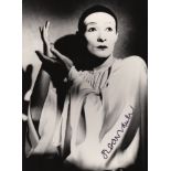 EUROPEAN CINEMA: Selection of signed postcard photographs and slightly larger,