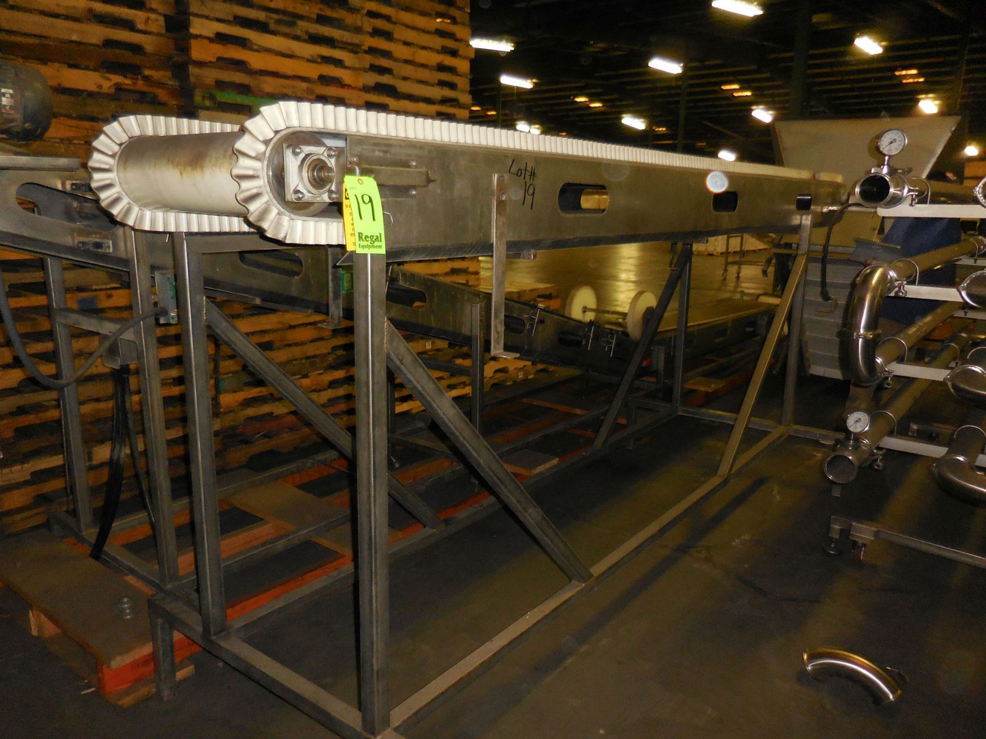 G. J. OLNEY STAINLESS STEEL PRODUCT CONVEYOR