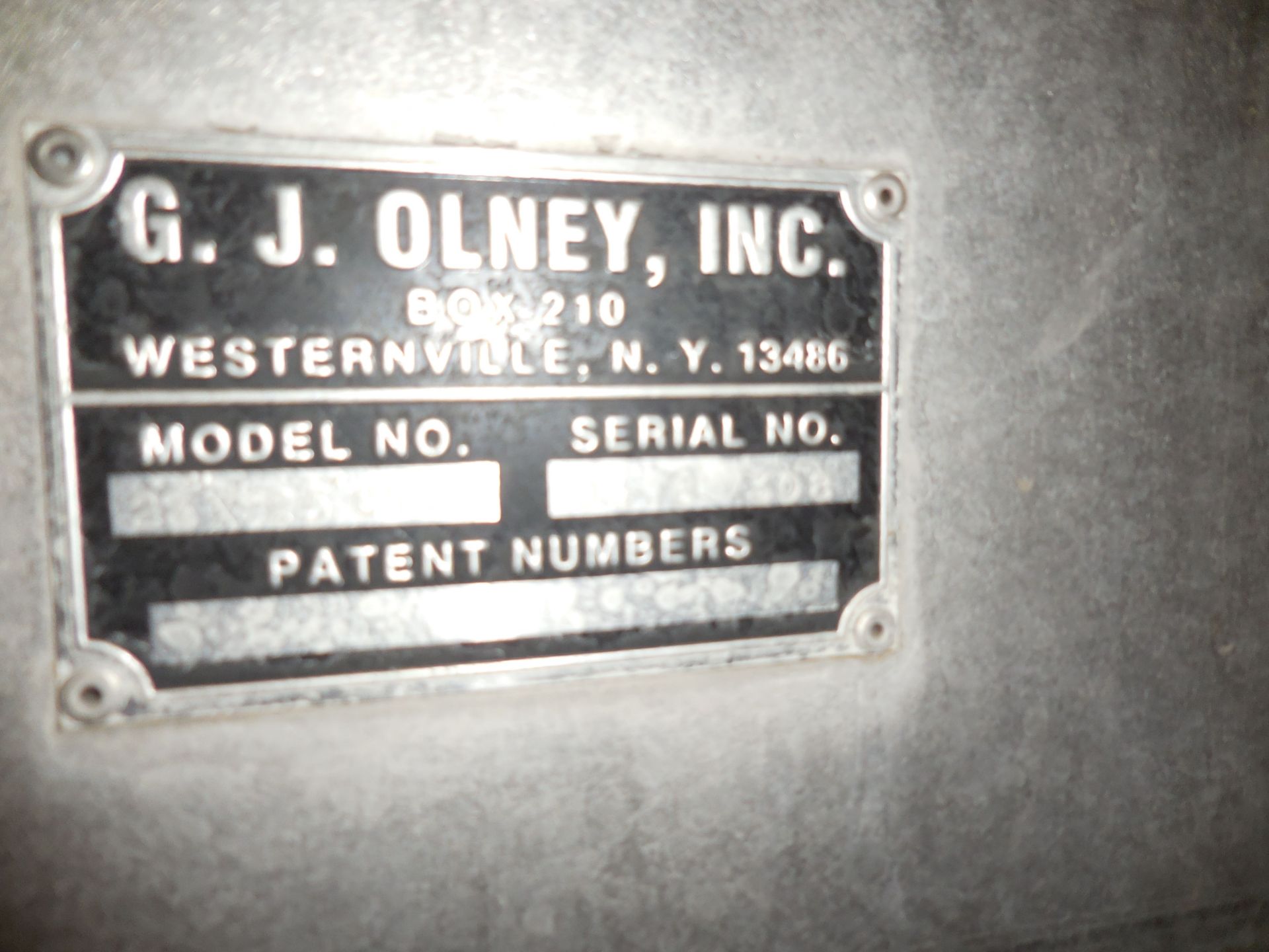 G. J. OLNEY STAINLESS STEEL PRODUCT CONVEYOR - Image 4 of 4