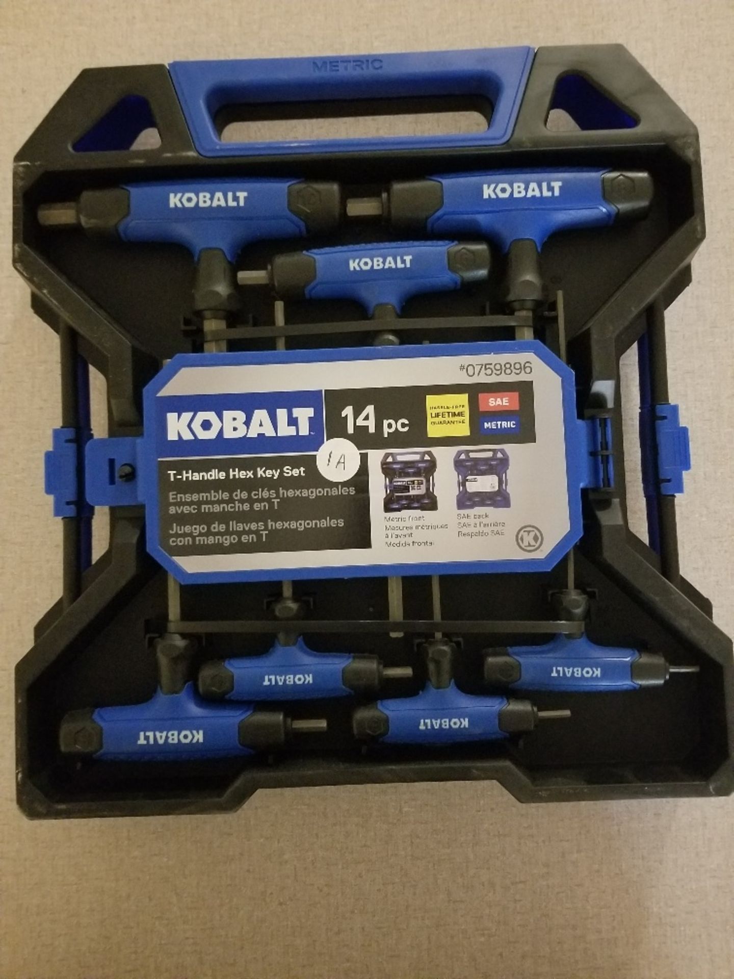 Kobalt 14pc. T-Handle hex key set