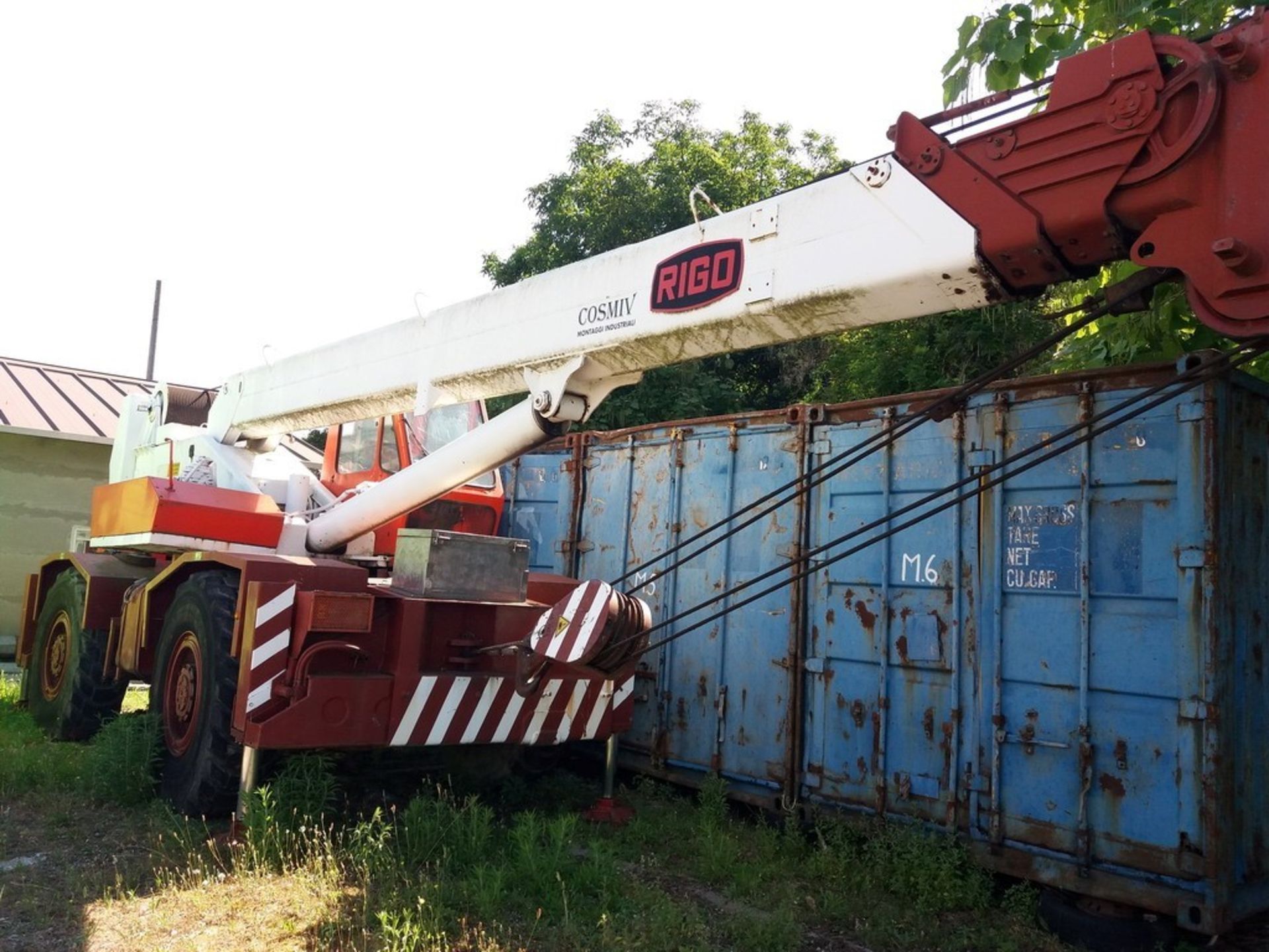 N. 4082 (V.F. 034) AUTOGRU RIGO 25 TON ANNO 1980 SENZA CE CON VENTENNALE, TARGATA VIAE301