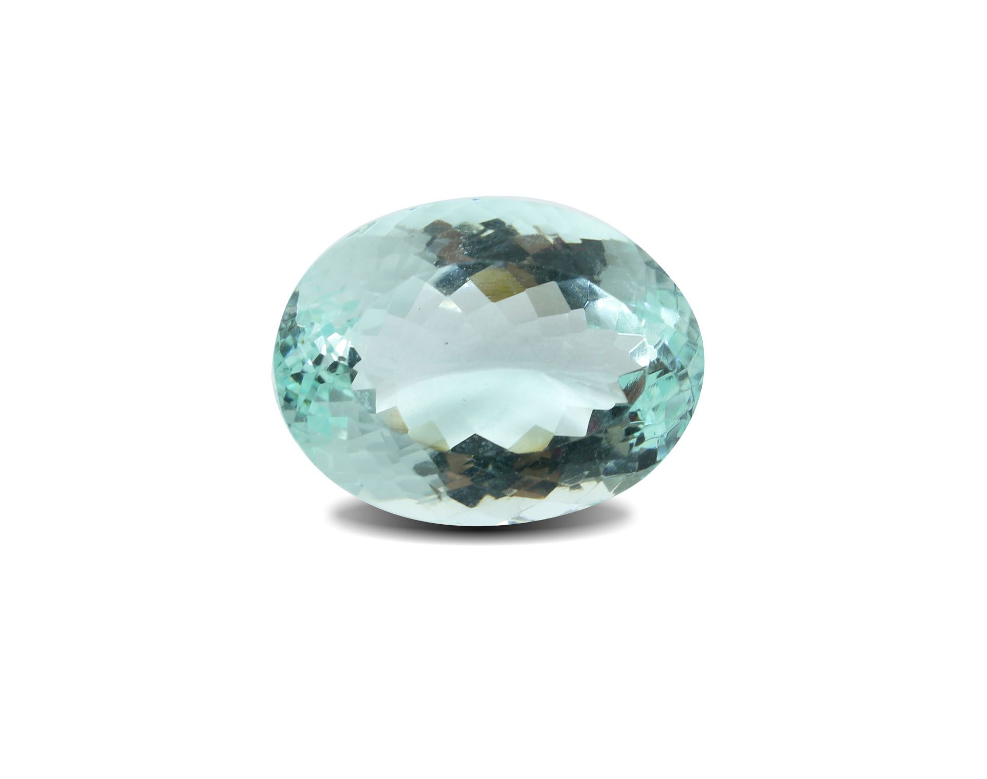 N. 4 (V.F. 812) ACQUAMARINA NATURALE 68,6 CT., MM. 29,33X21,96X16,70, ORIGINE BRASILIANA