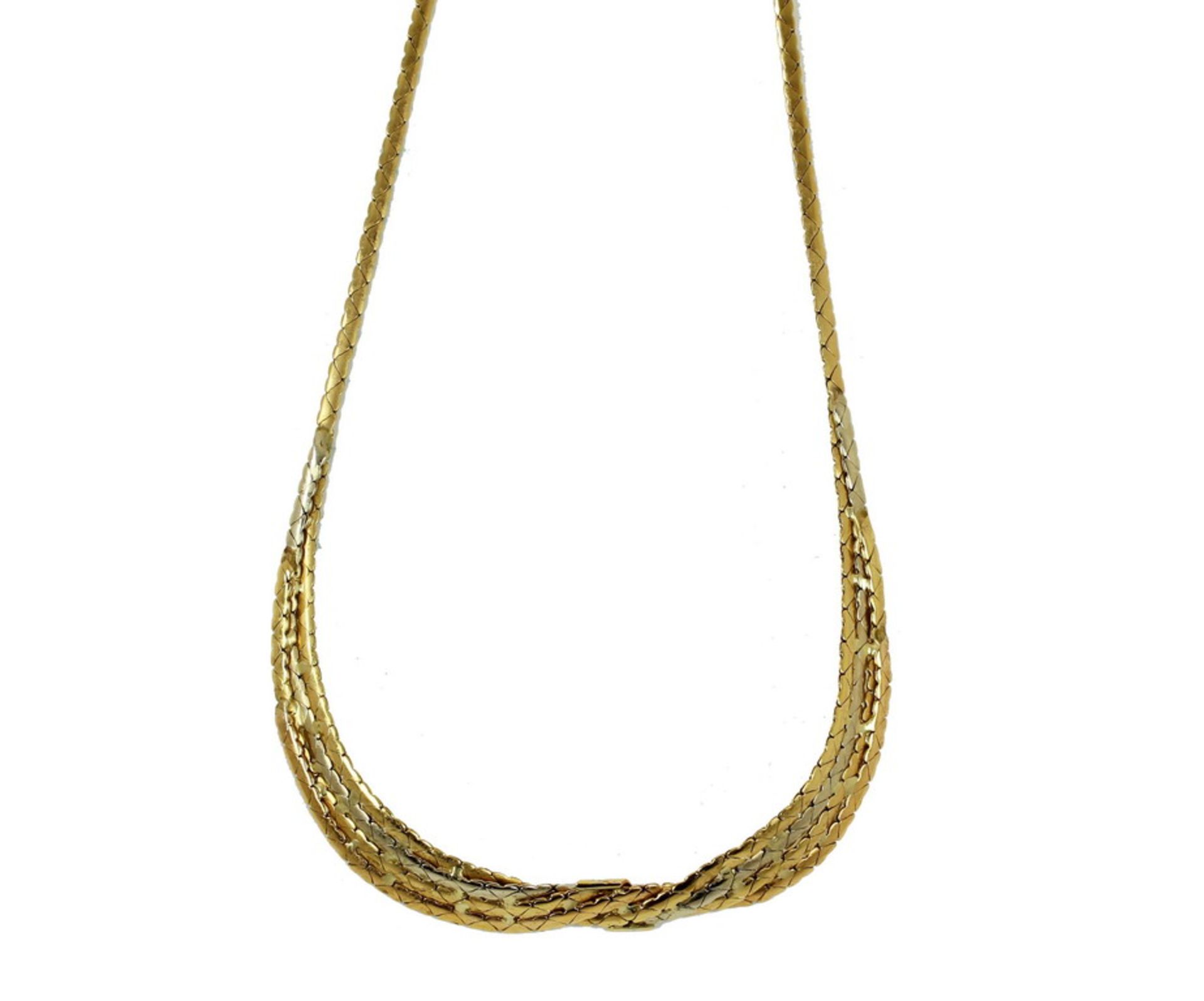 N. 4111 (V.F. 482) COLLIER IN ORO GIALLO 18 KT GR. 30