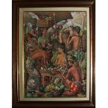 Nudo orientale, J. Nyom Neya Taman Ubudi, cm. 65x87