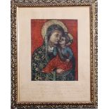 Effige della Beata Vergine delle Grazie, grafica, cm. 17x23