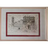 Il Duomo di Ferrara, grafica Lovetti 71, 5/20, cm. 35x24