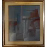 Astratto, olio su tela, Giorgio Balboni, ha partecipato al premio città di Adria nel 1967, cm. 60x70