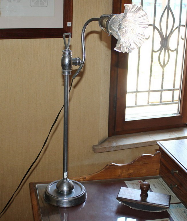 Lampada da ufficio, anni '40, cm. 67