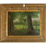 Parco, scuola Italia primi '900, cm. 33x24