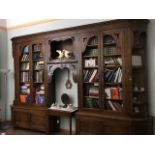 WALNUT BOOKCASE, 18TH/19TH CENTURY