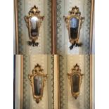 4 VENETIAN WALL MIRRORS, 19TH CENTURY