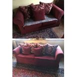 3-SEATER SOFA AND 2-SEATER SOFA, MODERN STYLE, WITH 10 CUSHIONS