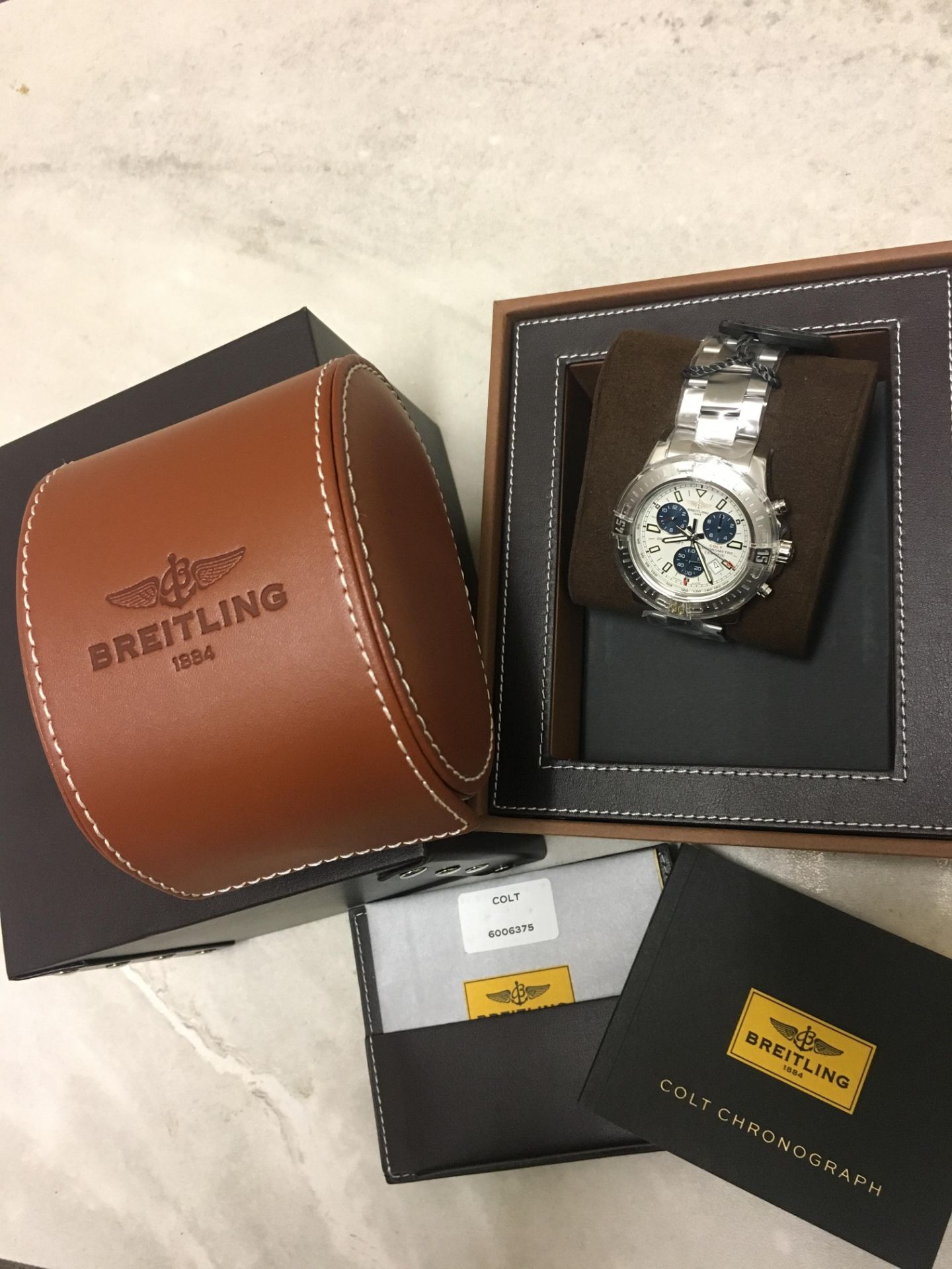 BREITLING COLT CHRONOGRAPH MENS WATCH **NEW**