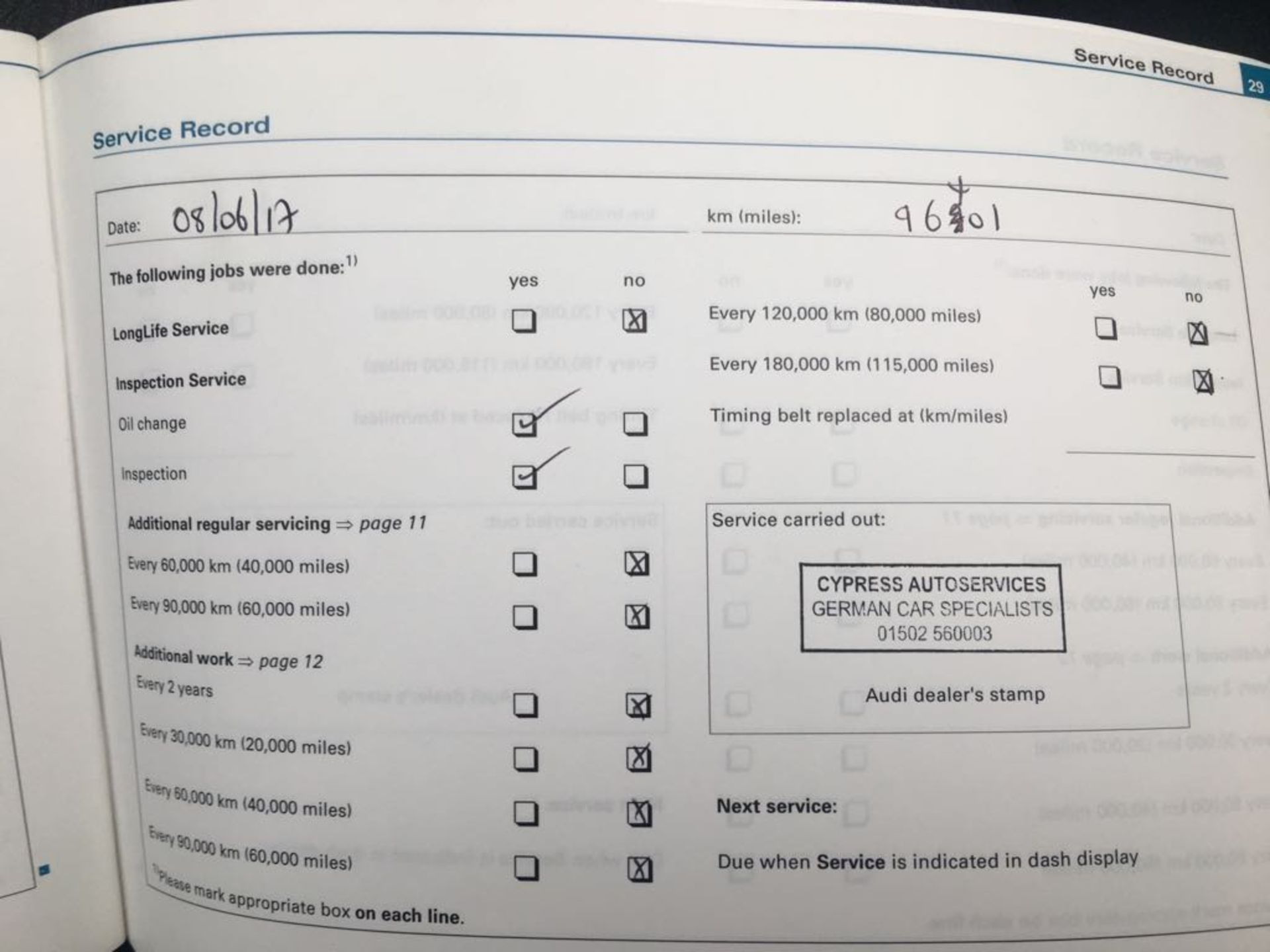 2003 AUDI A6 1.9 TDI SE - Image 19 of 21