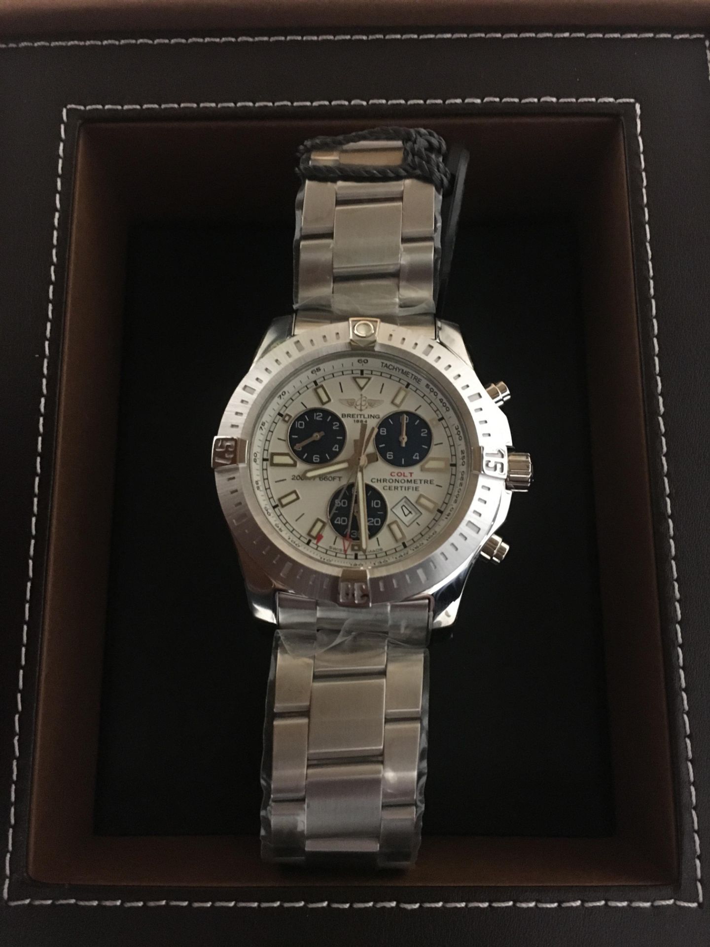 BREITLING COLT CHRONOGRAPH MENS WATCH **NEW** - Image 2 of 8