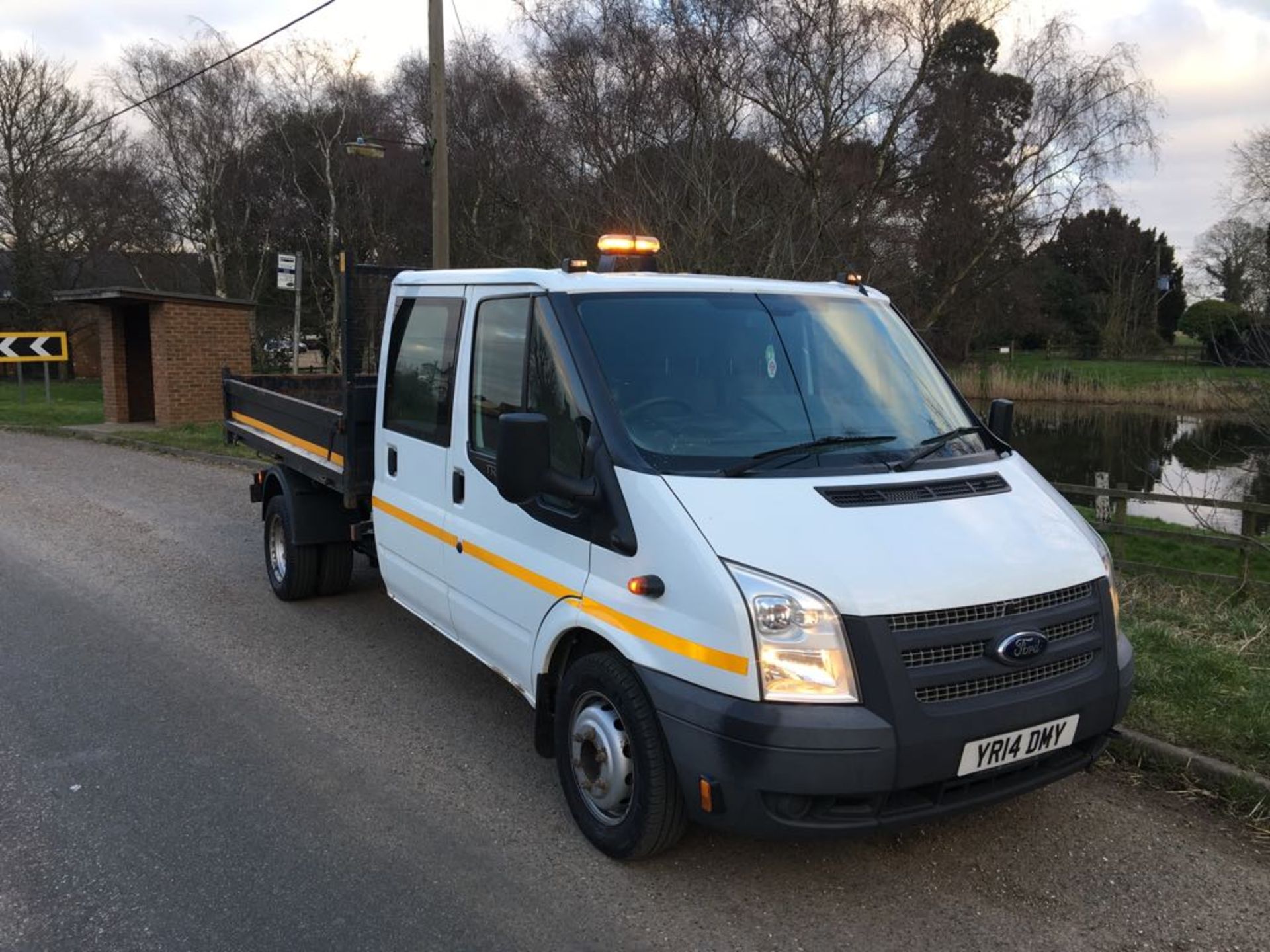 2014 FORD TRANSIT DOUBLE CAB TIPPER