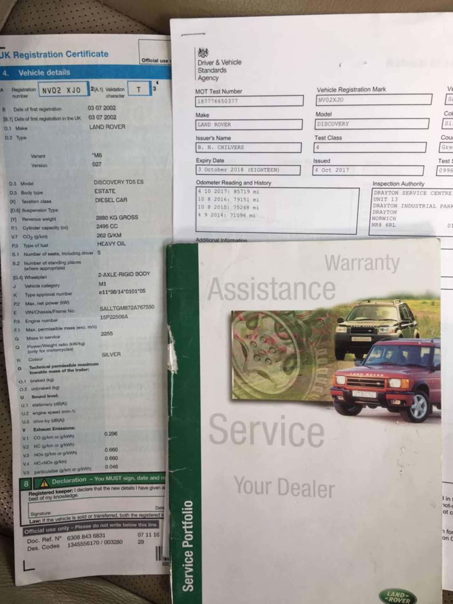 2002 LAND ROVER DISCOVERY TD5 - Image 20 of 26