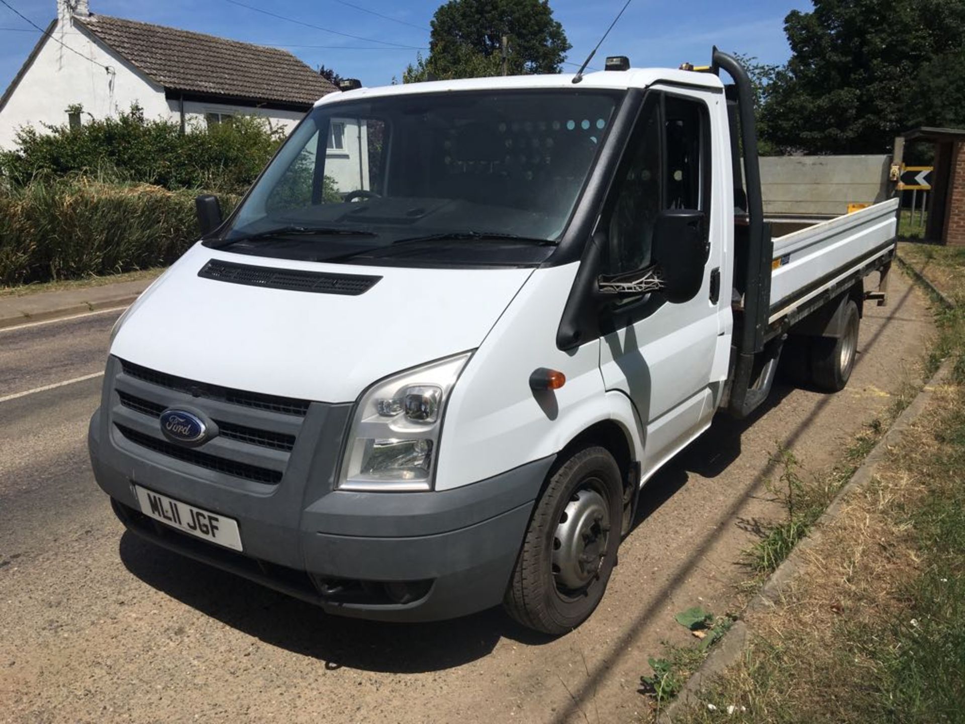 2011 FORD TRANSIT 115 350L DROPSIDE LORRY **NO VAT ON HAMMER PRICE** - Image 2 of 16