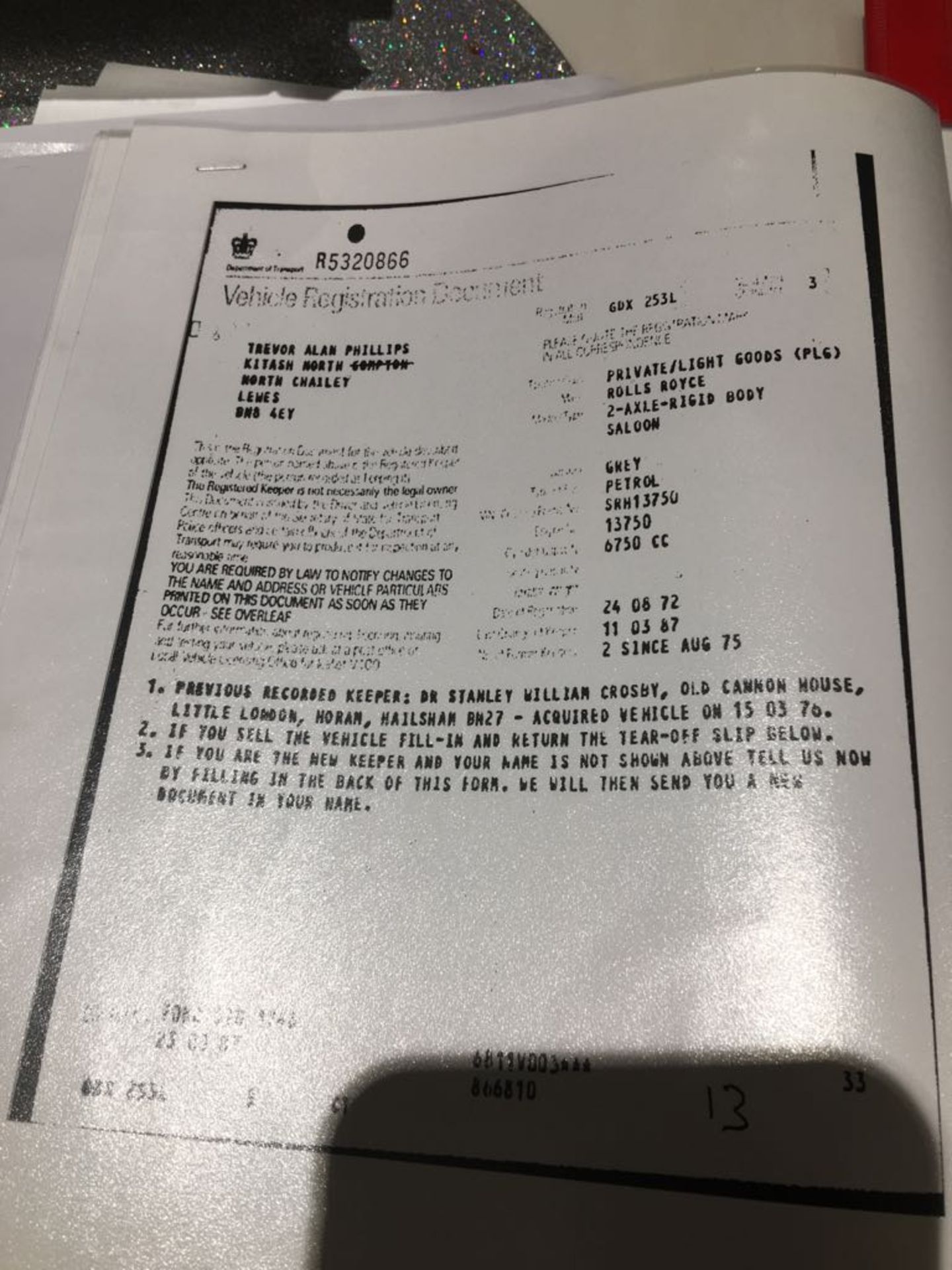 1972 ROLLS ROYCE SHADOW 1 **BENTLEY CONVERSION** - Image 67 of 79