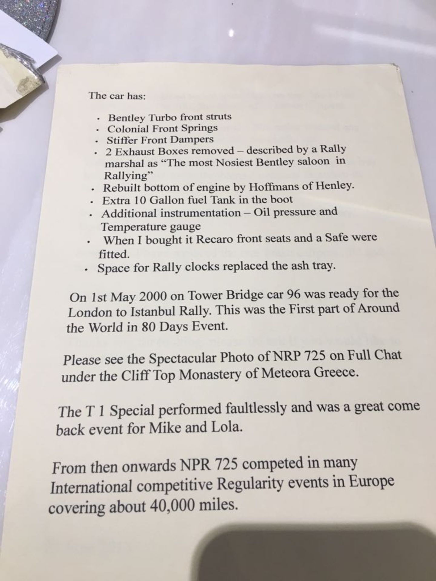 1972 ROLLS ROYCE SHADOW 1 **BENTLEY CONVERSION** - Image 69 of 79