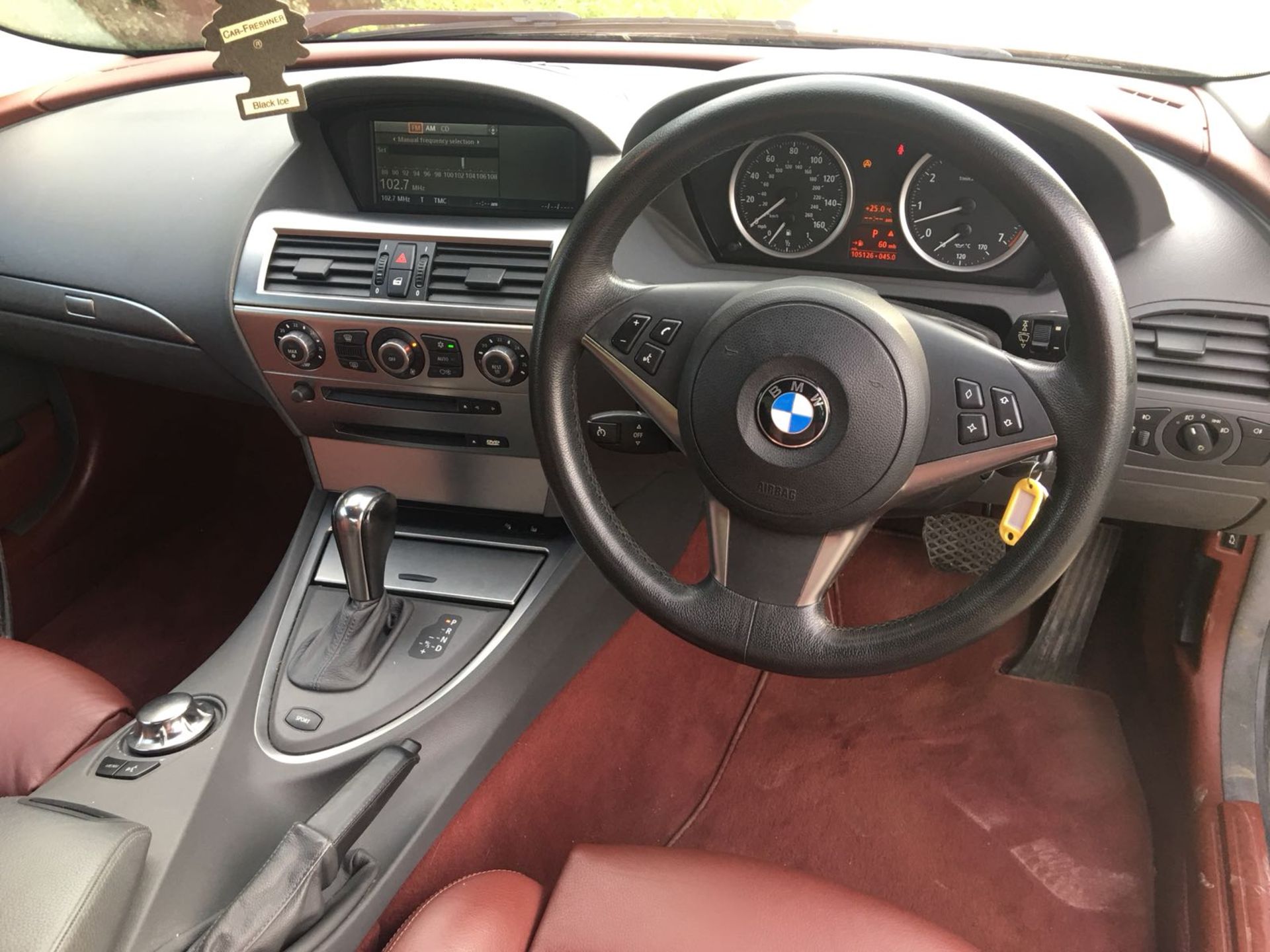 2005 BMW 645 CI COUPE **RED LEATHER** - Image 12 of 19