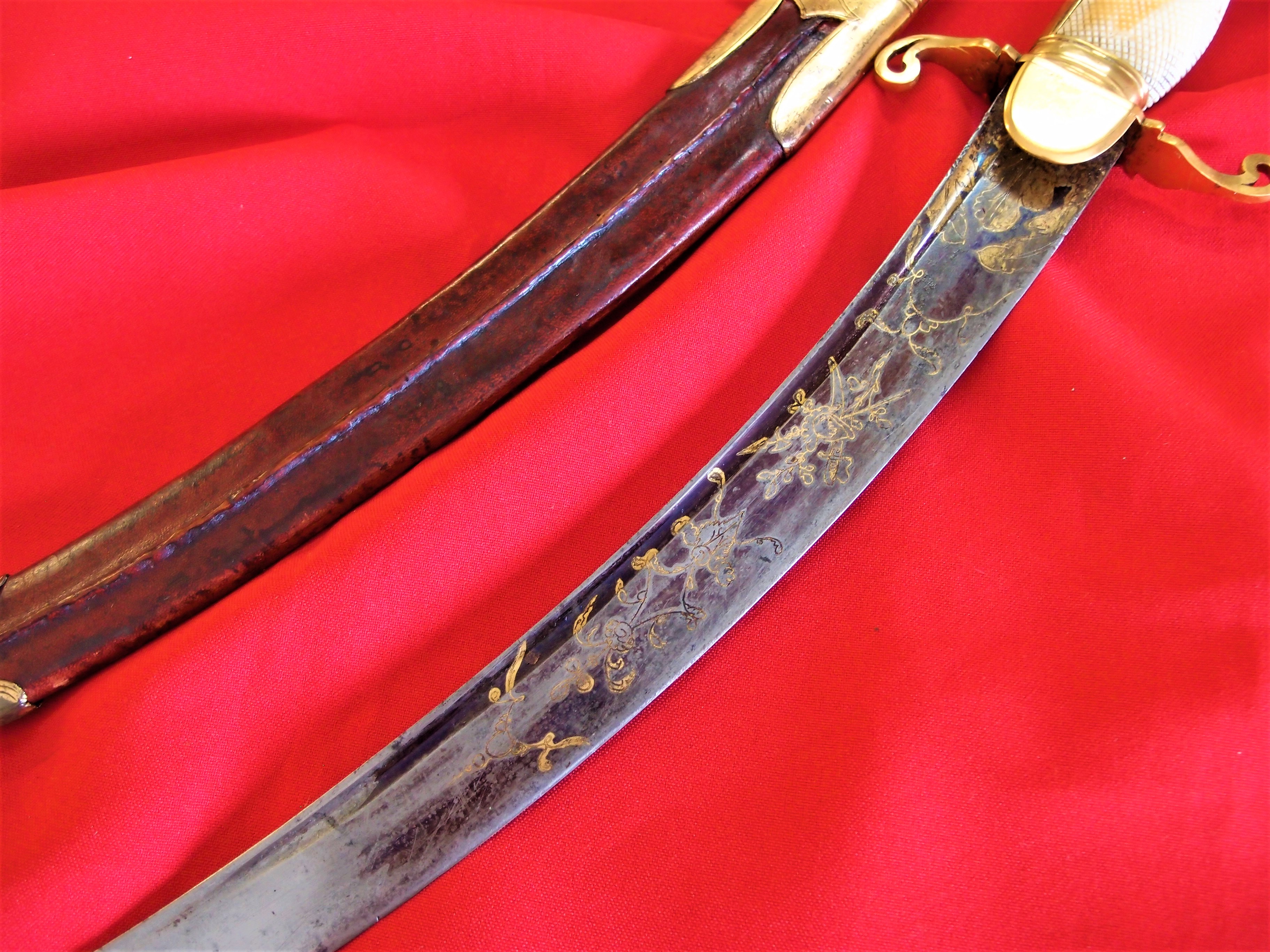 C.1805 Royal Navy Midshipman’s dirk & scabbard, Napoleonic War era - Image 7 of 10