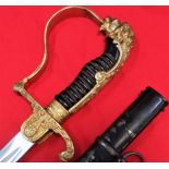 WW2 Nazi German Army Officer’s sword & scabbard by W.K.C