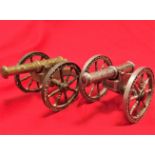 Metal desk military cannons (2)