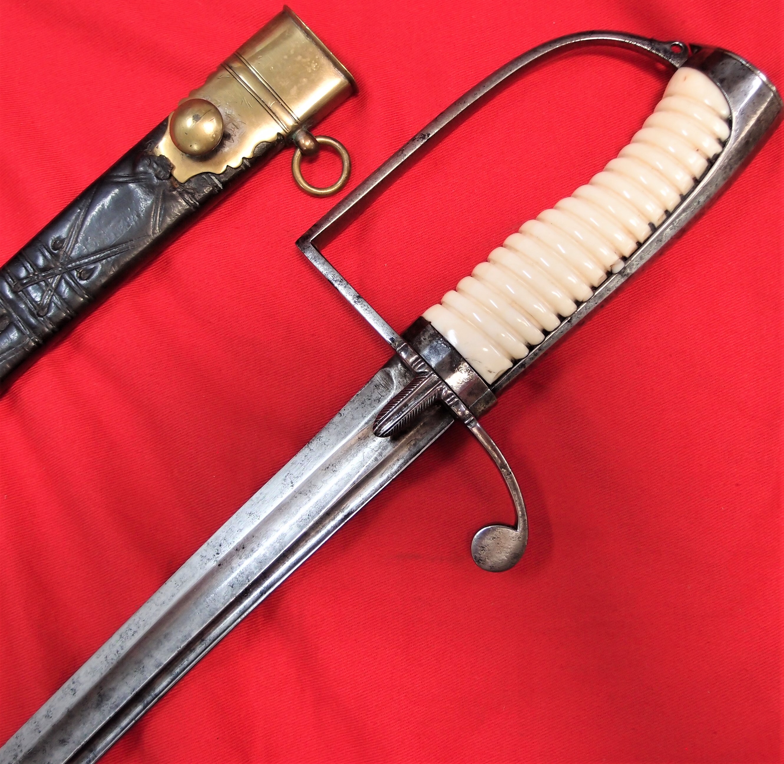 C.1800 British Volunteer Light Cavalry Officer’s sword & scabbard by Edward Loxham