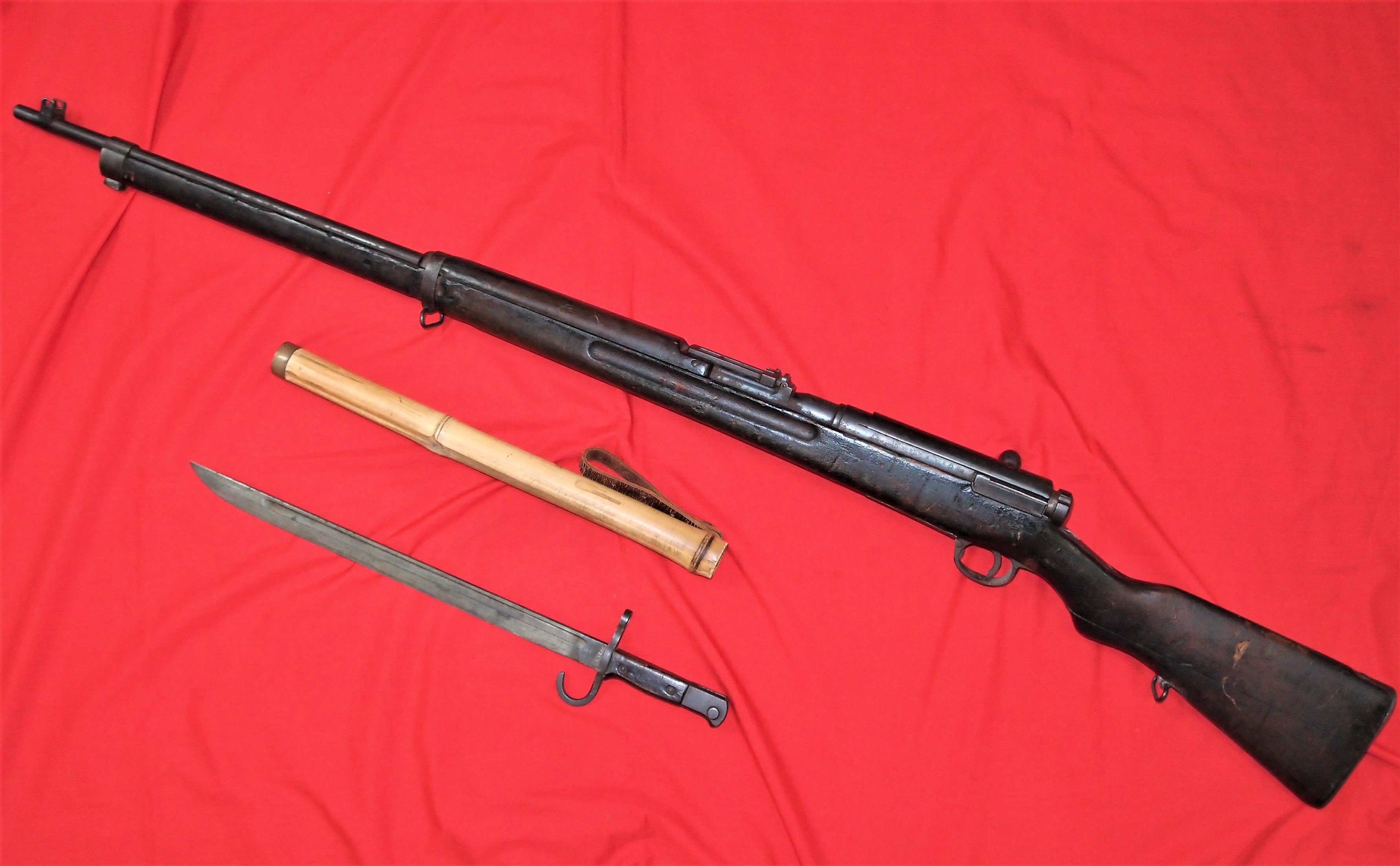 WW2 Japanese Arisaka Deactivated Rifle & Bayonet - Image 6 of 8