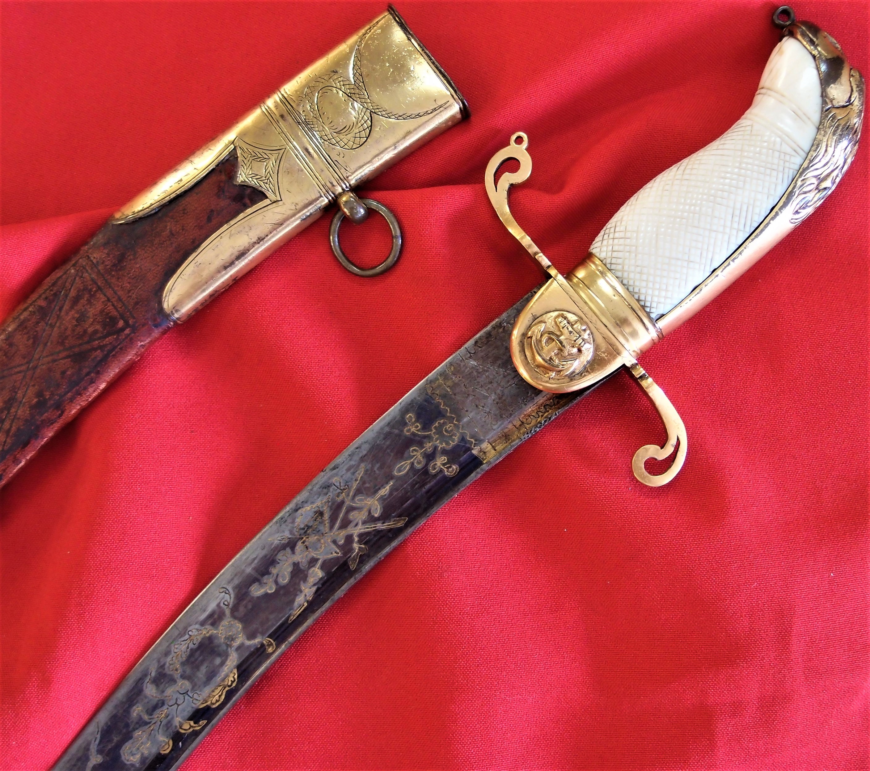 C.1805 Royal Navy Midshipman’s dirk & scabbard, Napoleonic War era