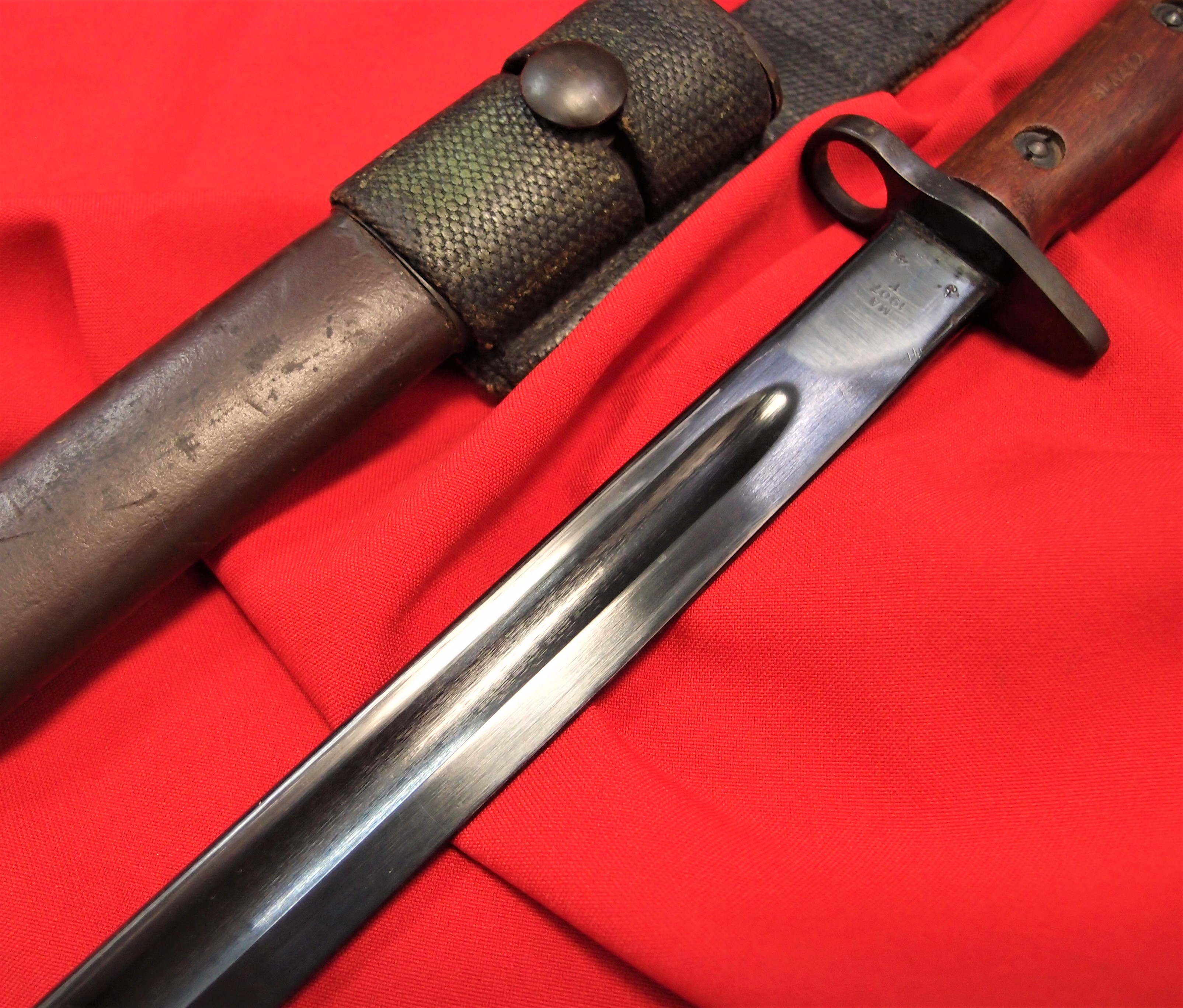 Near mint 1907 Pattern WW2 Australian bayonet & scabbard - Image 3 of 13