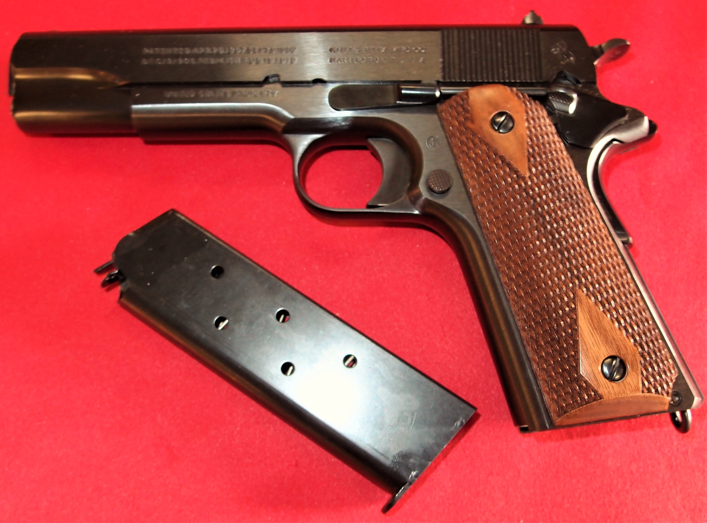 U.S.A. Colt 1911A1 Pistol - .45 Calibre Black Army Colt reproduction - Image 6 of 7