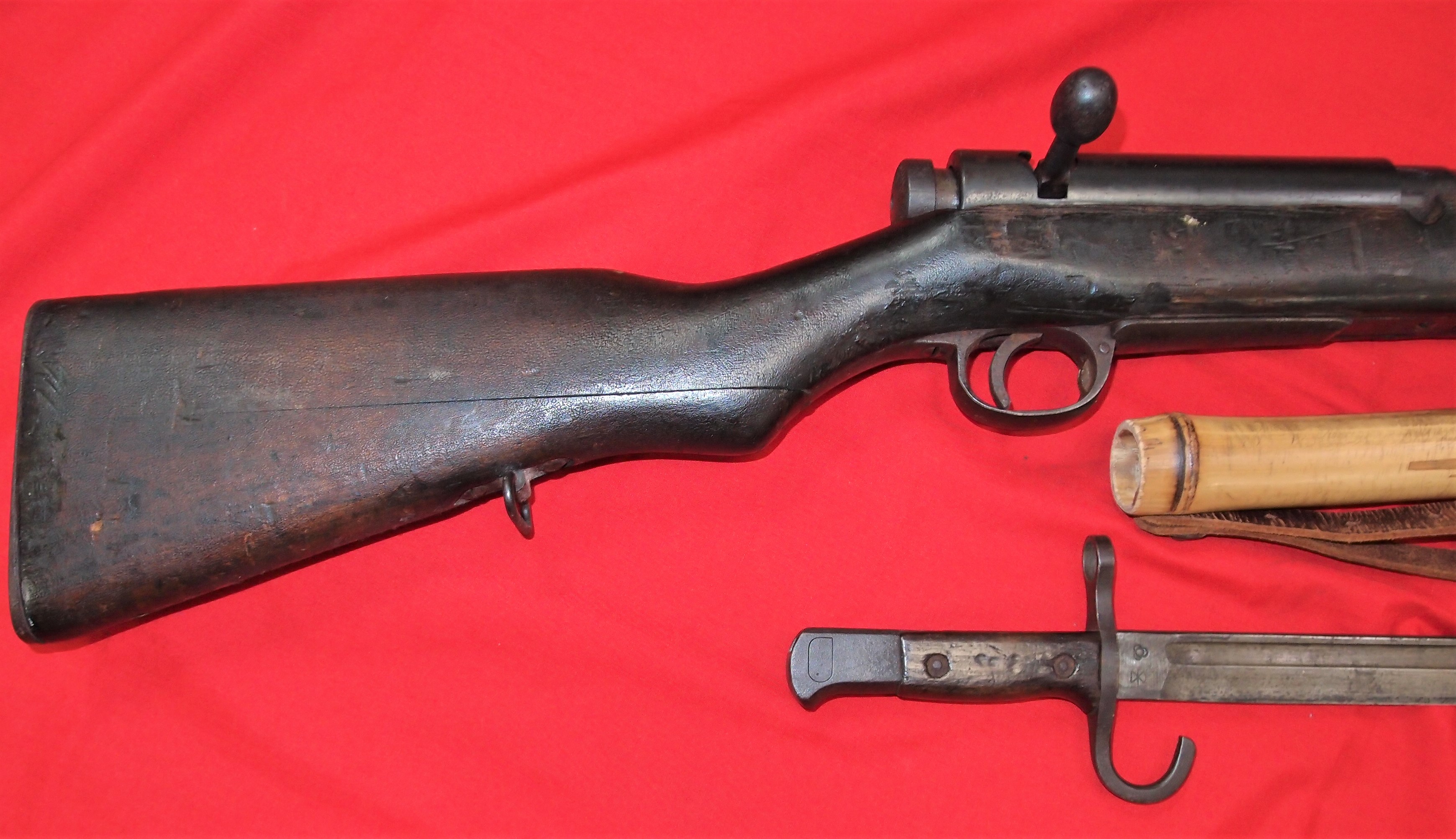 WW2 Japanese Arisaka Deactivated Rifle & Bayonet - Image 3 of 8